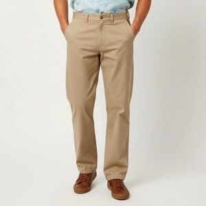 TOMMY BAHAMA Pant Men’s 38 Tan Chino Straight Leg Dress Casual Trouser Khaki